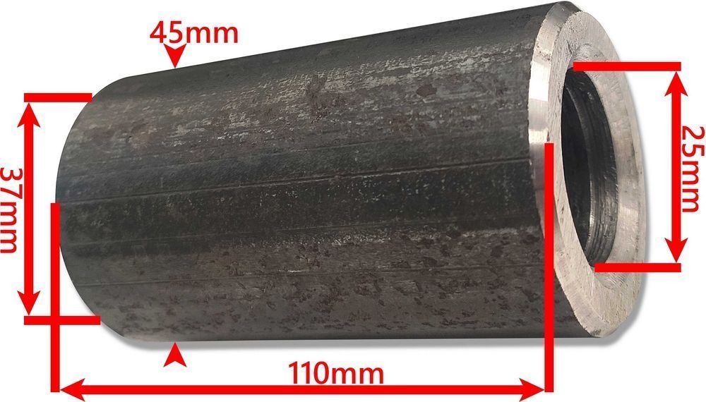 Ząb Ładowacza Wygięty 680 mm + TULEJKA CHWYTAKA TURa Widły [7452]