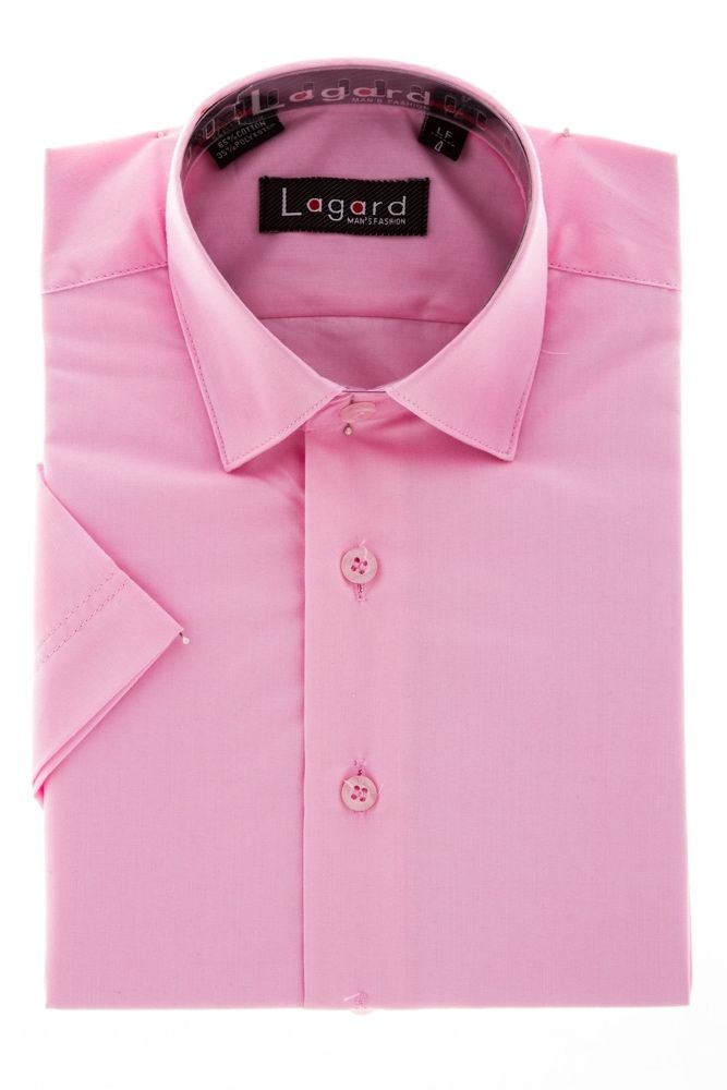 Школьная рубашка розовая р 31