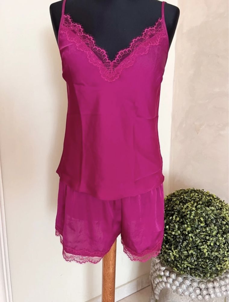 Piżama sexy komplet Victoria’s Secret różowa