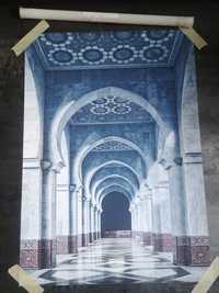 Nowy plakat , obraz na płótnie druk wnetrze meczetu