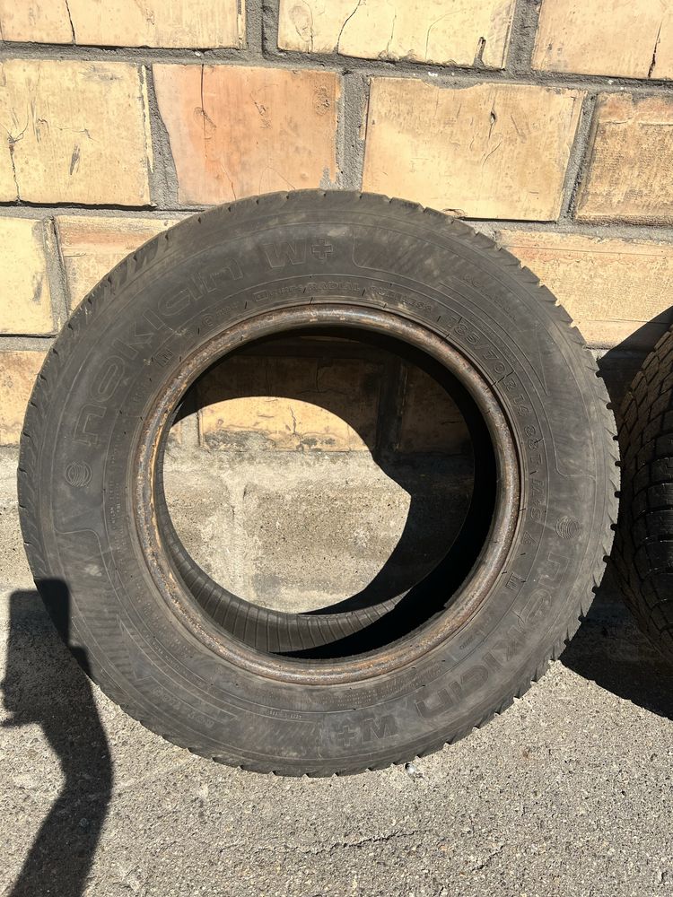 Зимові шини б/у NOKIAN W+ 185/70 R14 88T, 2 шт