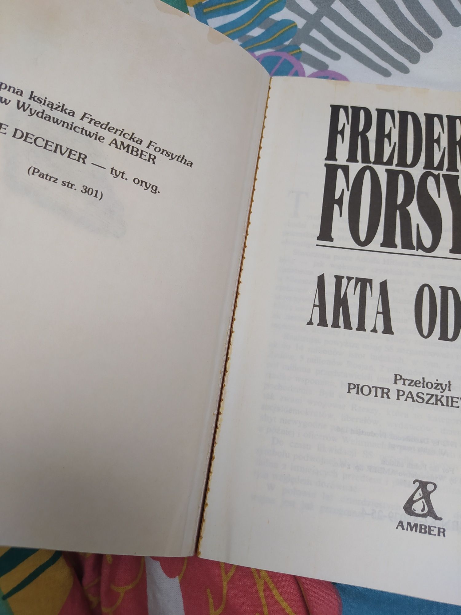 Akta Odessy Frederick Forsyth