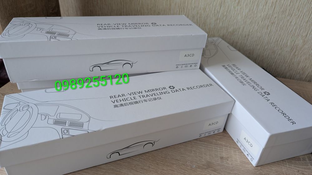 12* 4K зеркало відеореєстратор android зеркало видеорегистратор WiFi