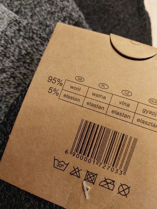 Skarpety męskie wełniane z Alpaki 3 pary 30 zł