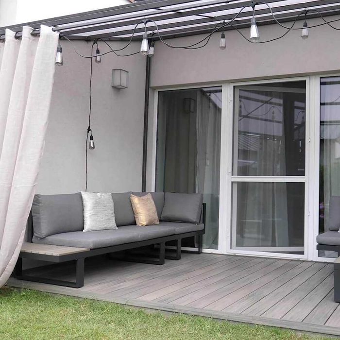 DESKA TARASOWA Premium Liderwood |  PRÓBKA | Amber / Antique