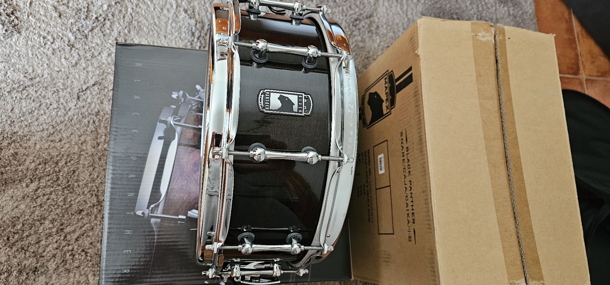 MAPEX Tarola 14,5 Black Panther Special Edition.