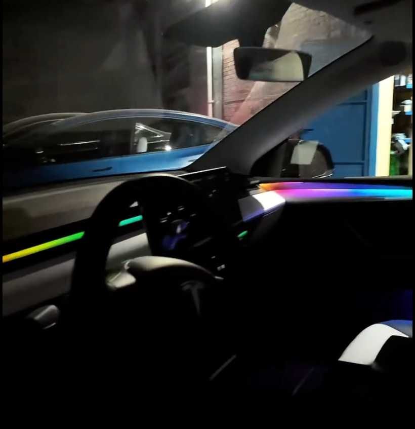 Встановлення Ambient LED підсвітки для Tesla Model S 3 X Y