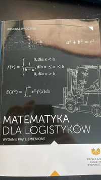 Książka Matematyka dla Logistyków WSL Ireneusz Wrociński