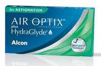 Air Optix plus Hydraglyde for Astigmatism. Alcon.