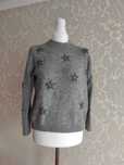 Sweter szary gwiazdki Papaya