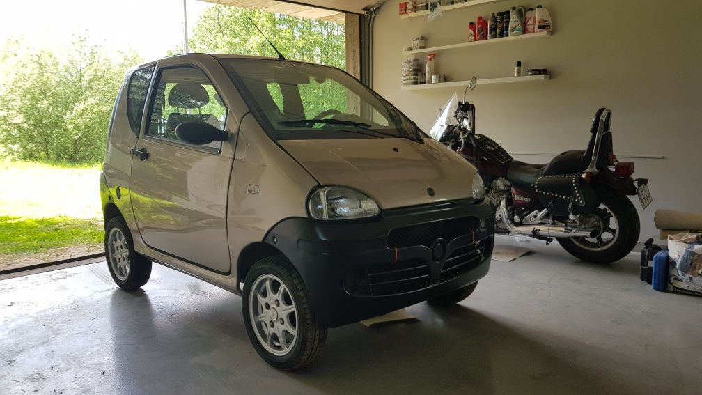Mini car Aixam fajny.