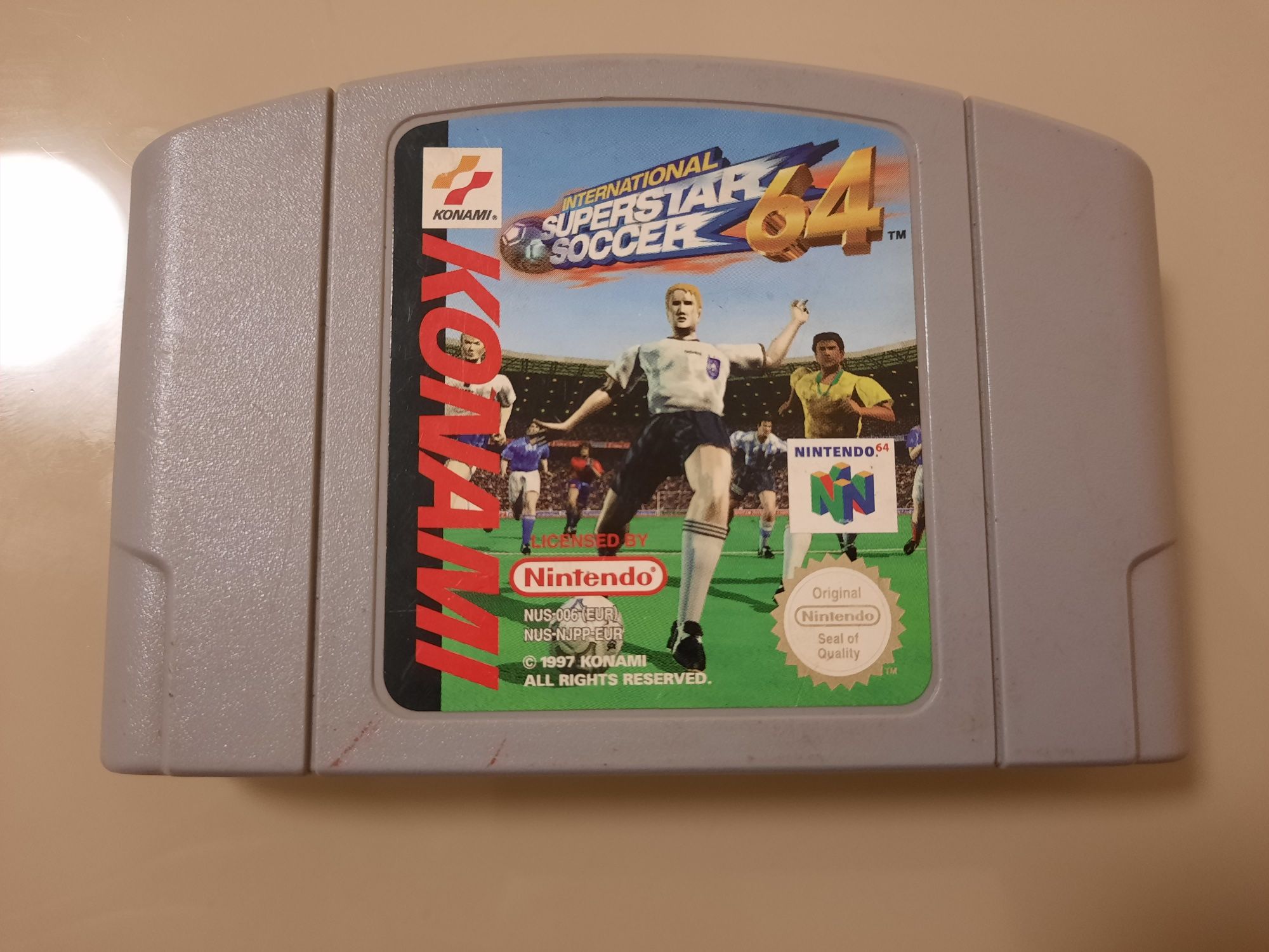 Катридж konami soccer 64, nintendo 64