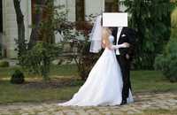 Suknia ślubna Sincerity Bridal biała 36 38 welon