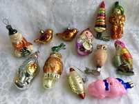 Ёлочные игрушки времён СССР 1950-1960х.г.