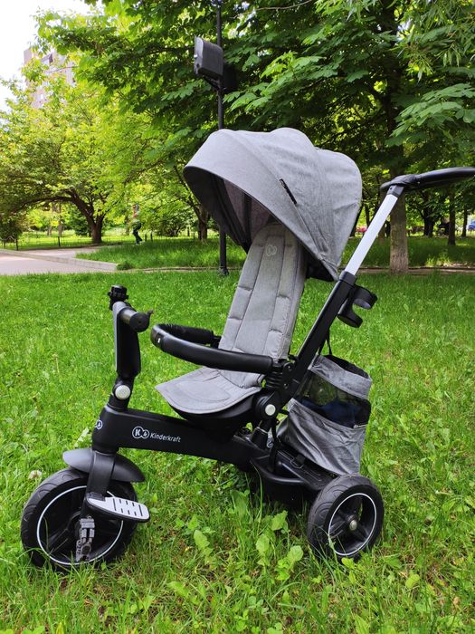 Детский велосипед Kinderkraft с родительской ручкой