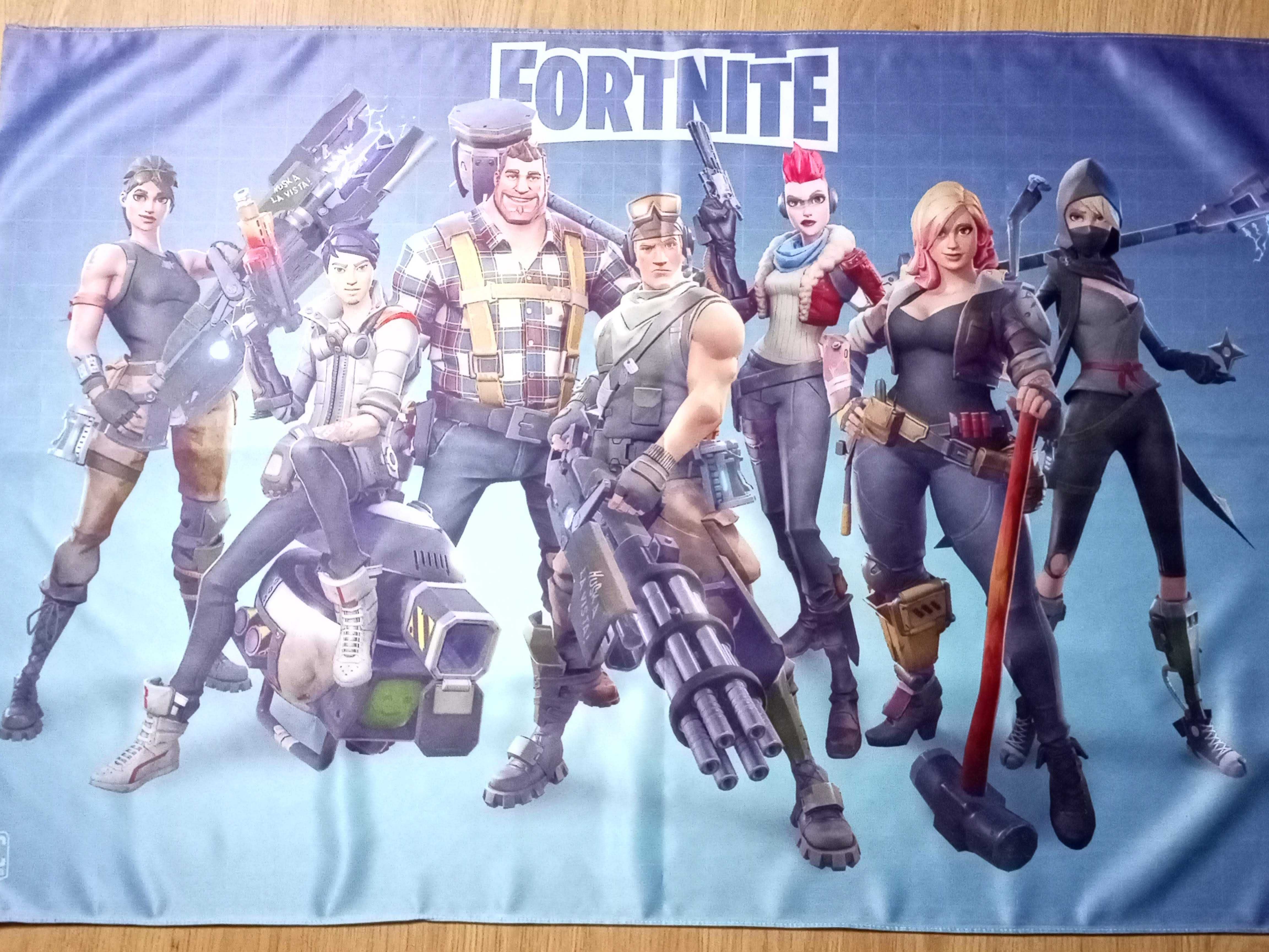 Poster de tecido/pano do jogo Fortnite.