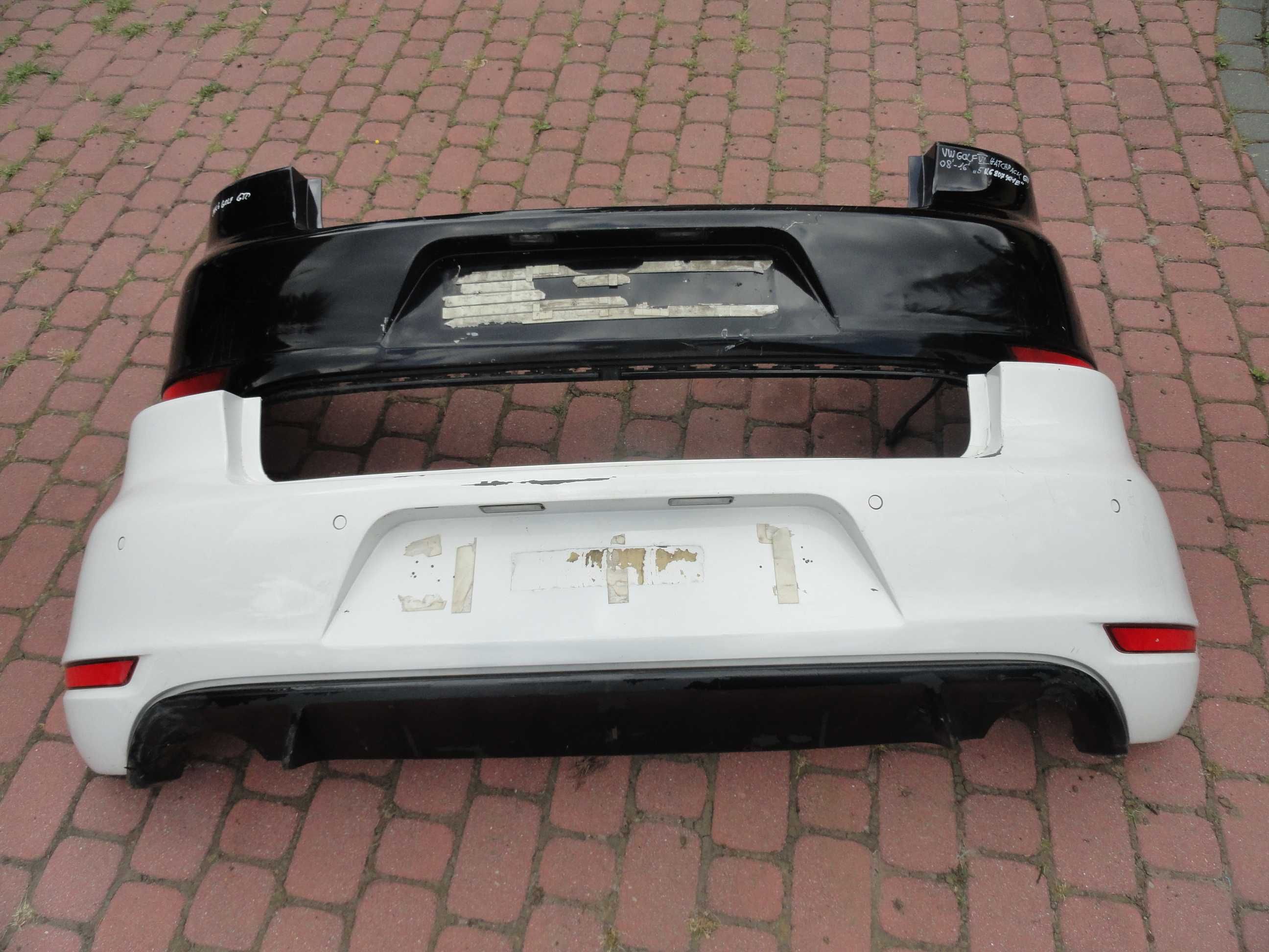 VW Golf 6 GTI zderzak tył PDC Dyfuzor 08-16