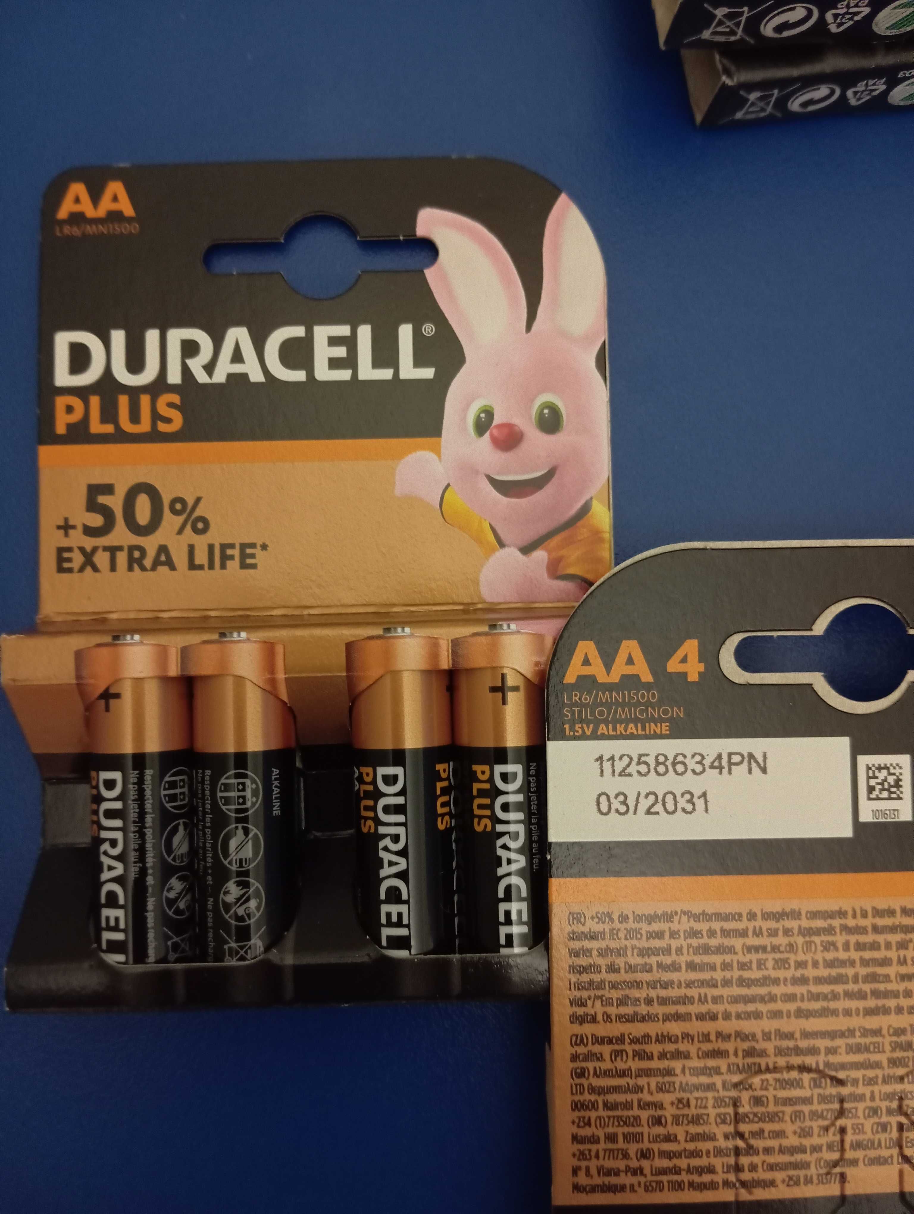 Батарейки Duracell та  Aerocell AA, ААА, Крона 9v