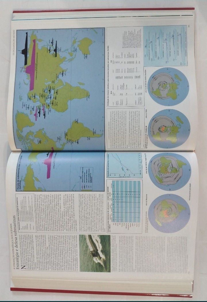 Atlas dos Oceanos - livro novo na caixa original