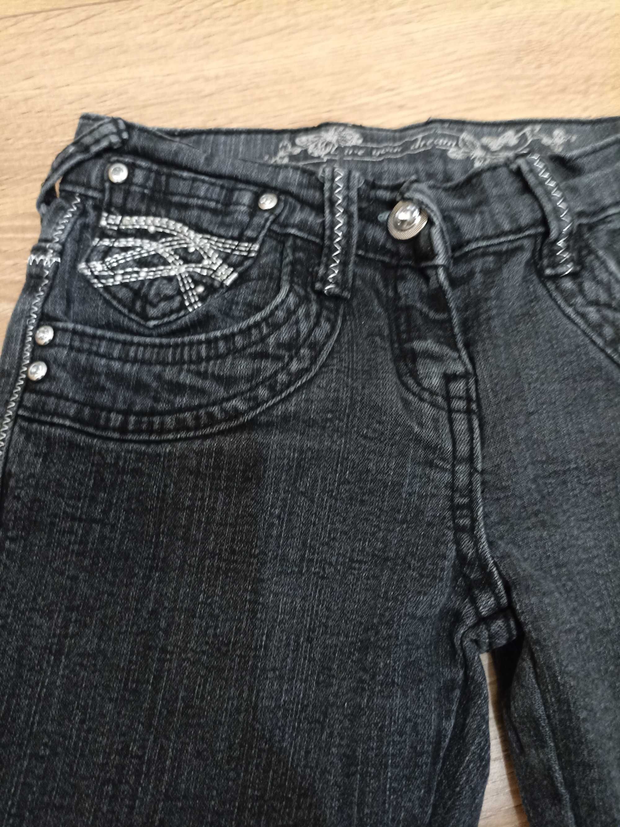 Spodnie jeansy i sztruksy r.110