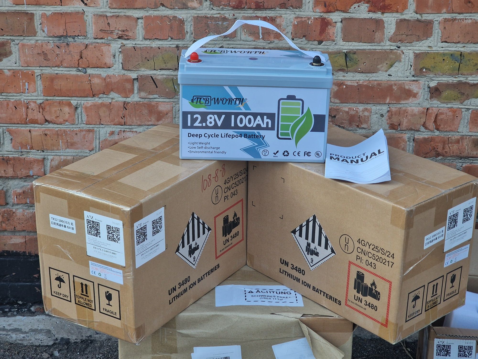 Lifepo4 12v 100ah нові привезені з Австрії