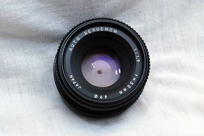 Obiektyw M-42mm :Auto Revuenon 1 : 1.9 F / 50mm -Made in Japan+ Gratis