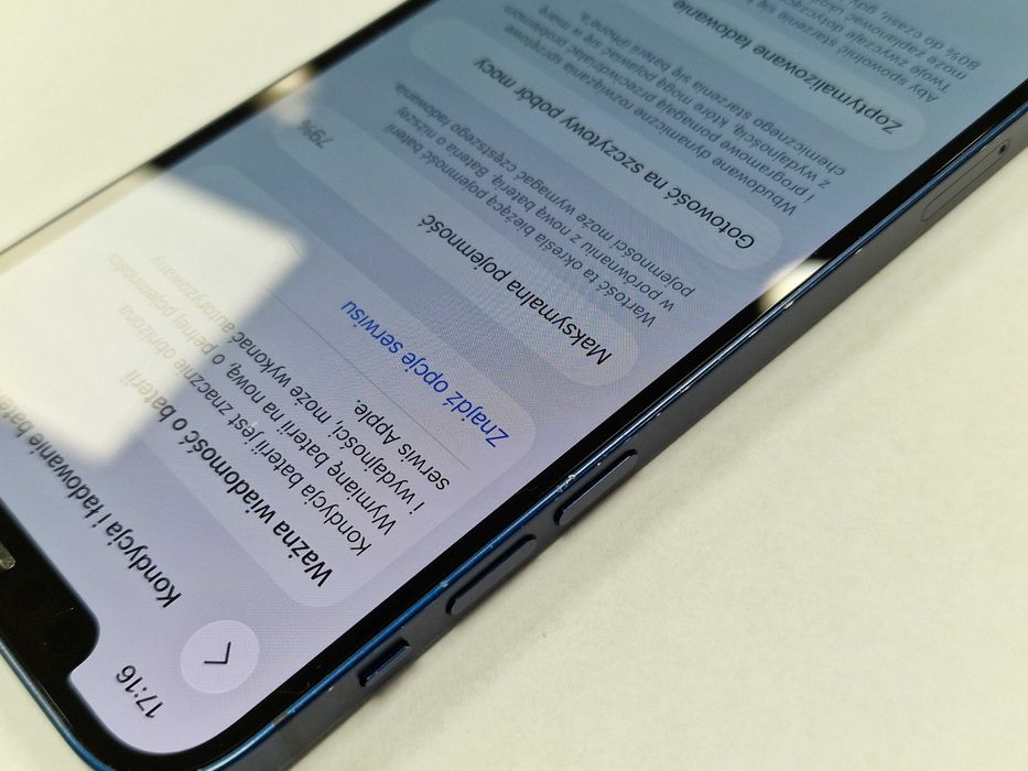 Iphone 12 64GB/ Blue/ 78%/ zbita szybka/ czytaj uważnie opis