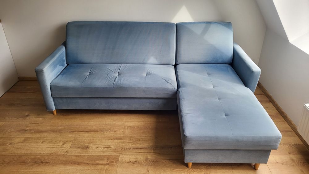 Sofa narożnik z opcją spania