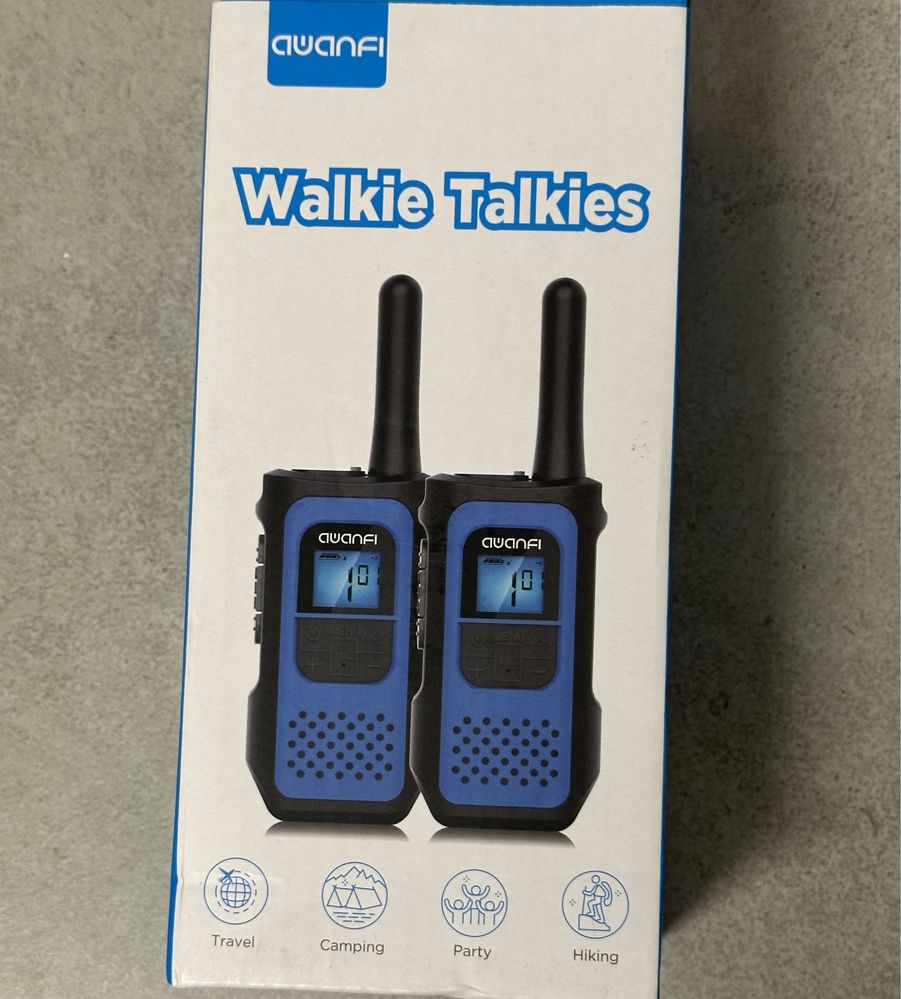Акумуляторний радіоприймач  дальнього діапазону Walkie talkies