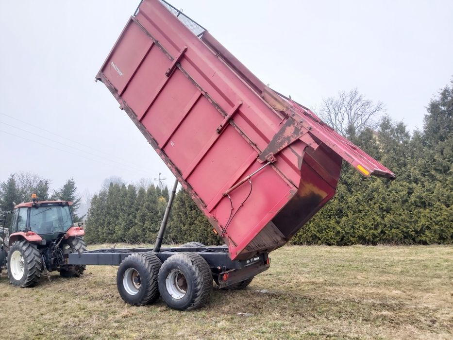 Przyczepa wywrotka tandem  Basstrup 16t  Rok 2006 Zarejestrowana