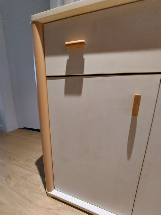 Komoda drewniana z szufladą i półką PAIDI