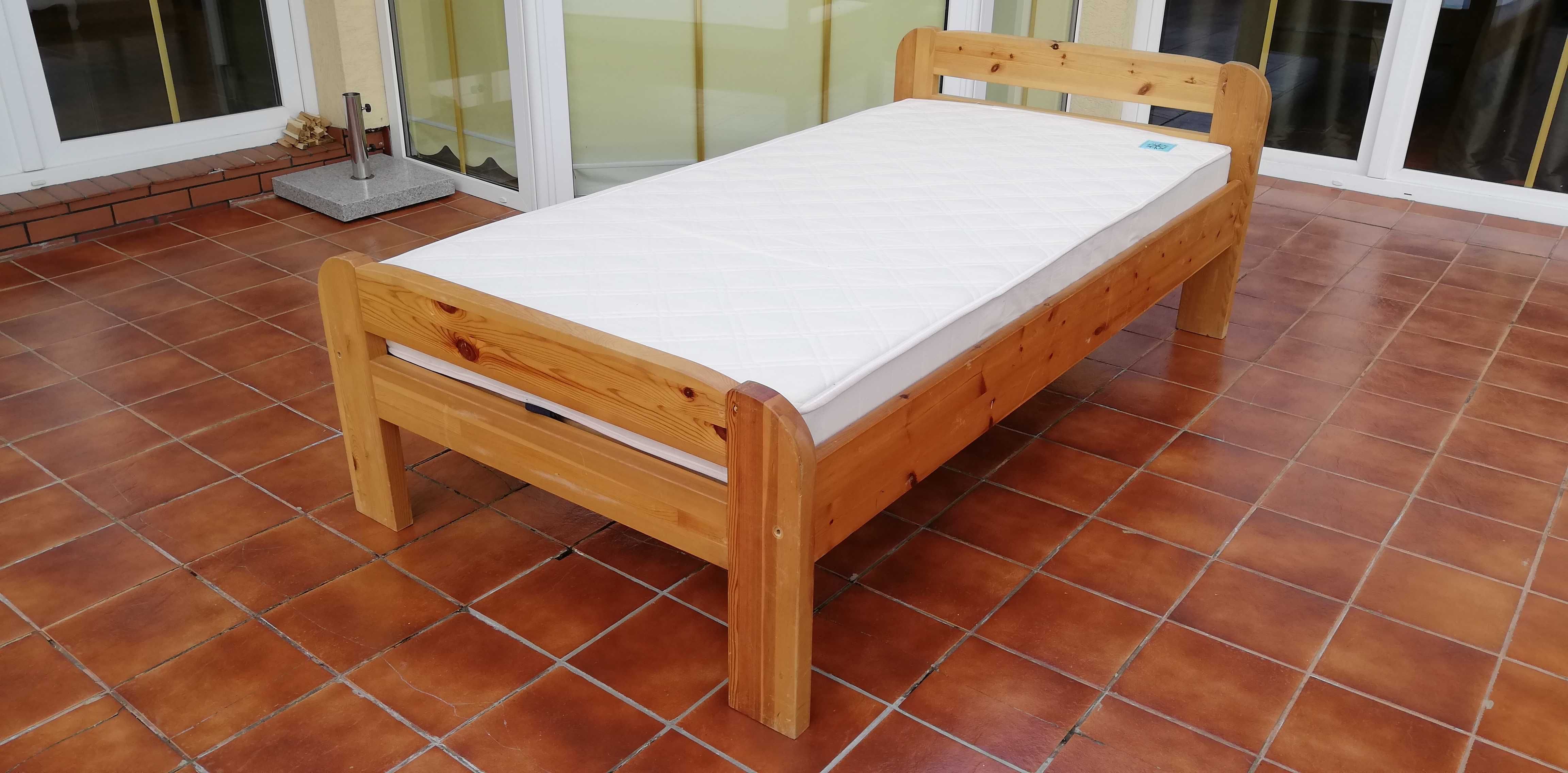 łózko 100x200 sypialniane materac sypialnia