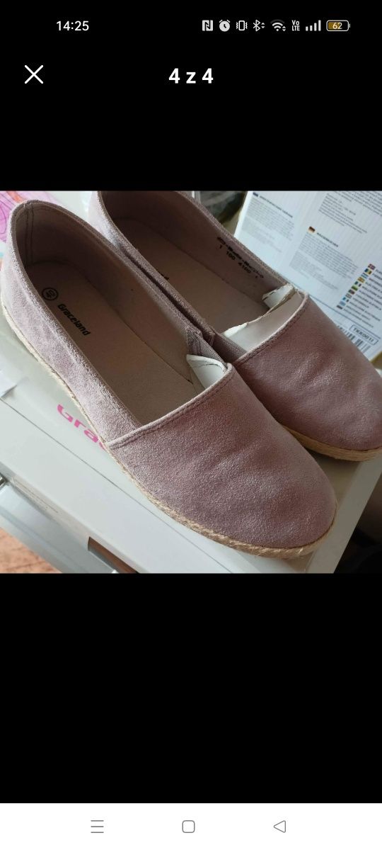 Espadryle, buty wiosenne 40