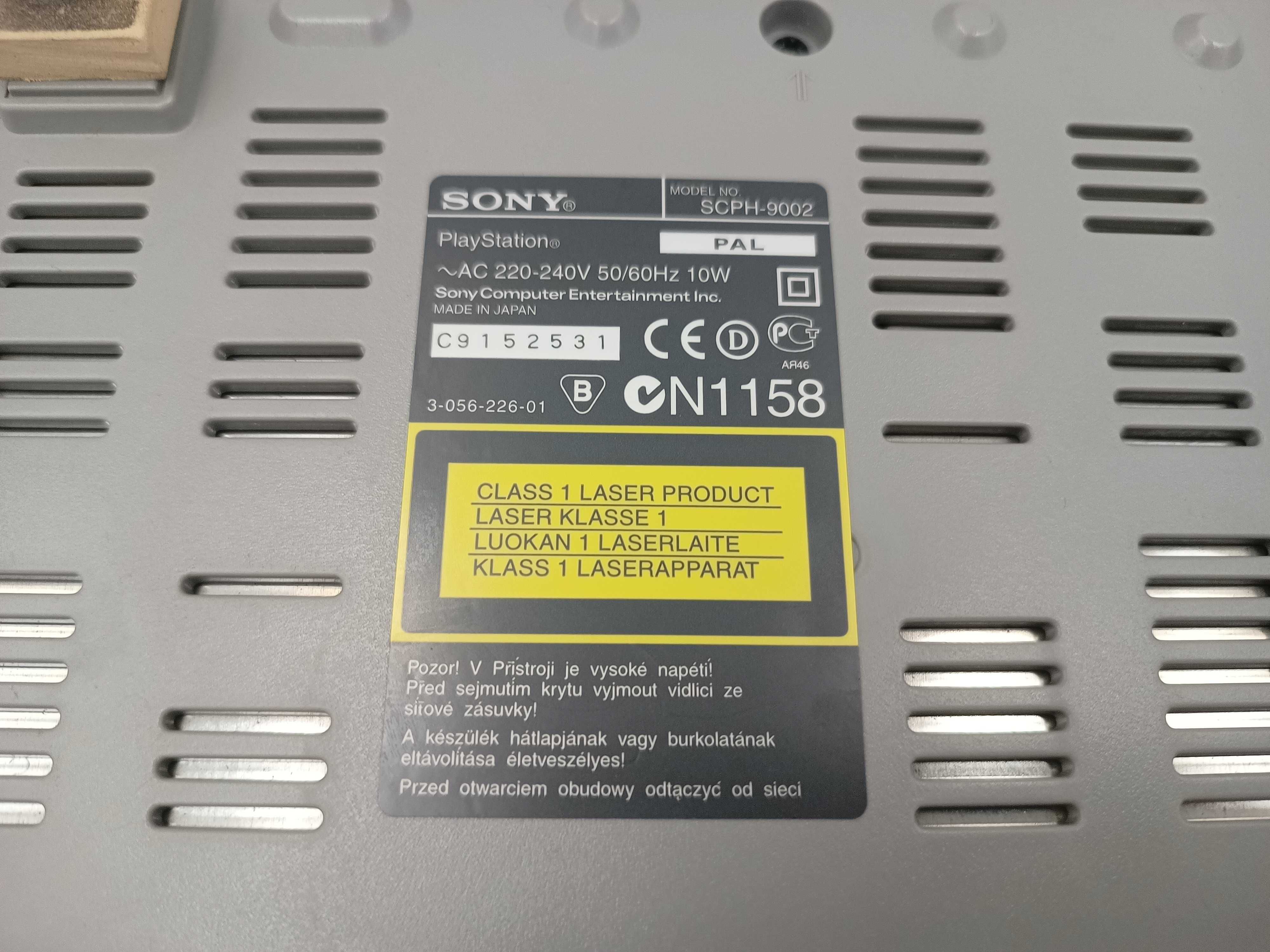 Konsola Sony Playstation PSX SCPH-9002 dualshock pad karta pamięci
