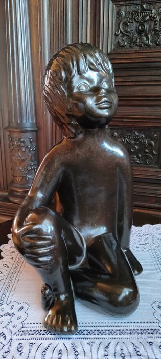 Duża figura z ceramiki