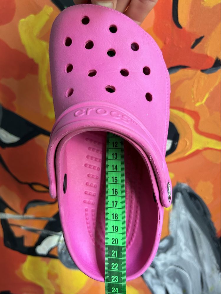 Crocs шлёпанцы сандали M2-W4 33-34 размер детские розовые оригинал