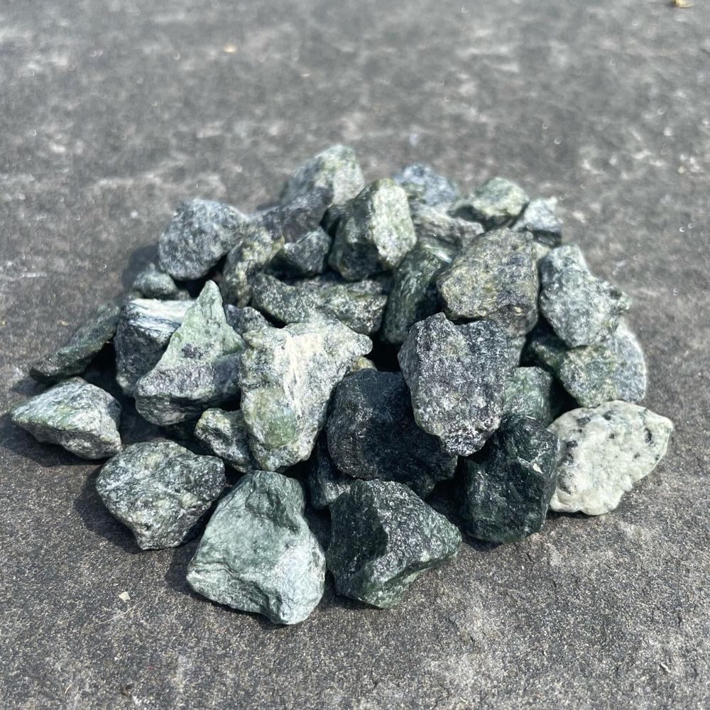 Kamień Serpentynit - Zielony Grys do Ogrodu, Akwarium, Opaska Akwarium