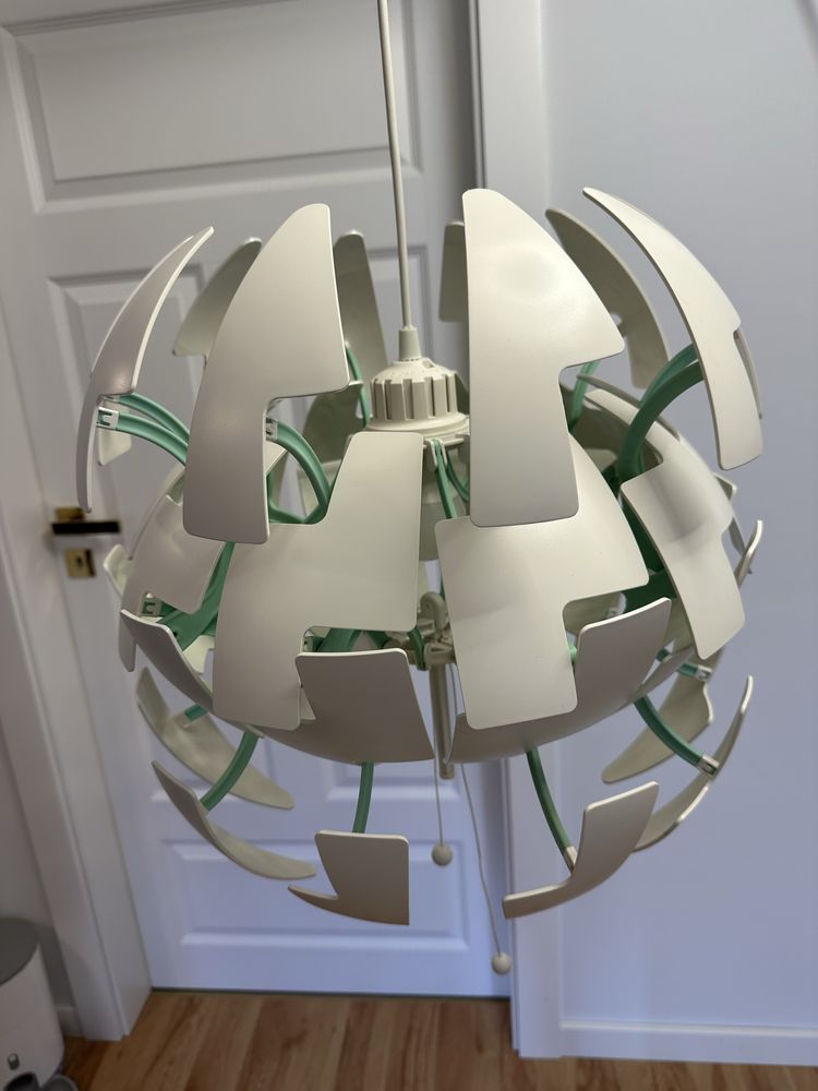 Lampa IKEA PS 2014 miętowa turkusowa
