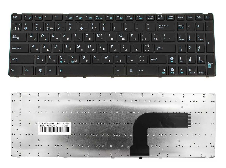УКР клавиатура Asus X54Hr X55Vd K52J K53Sf K54C K72Dr N53Sm N61Vg X73