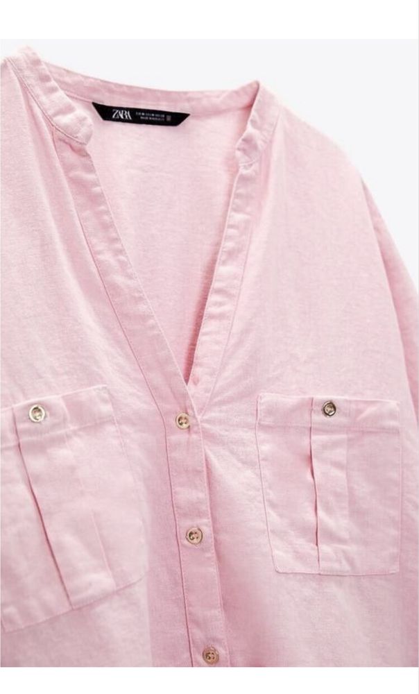 лляна сорочка ZARA