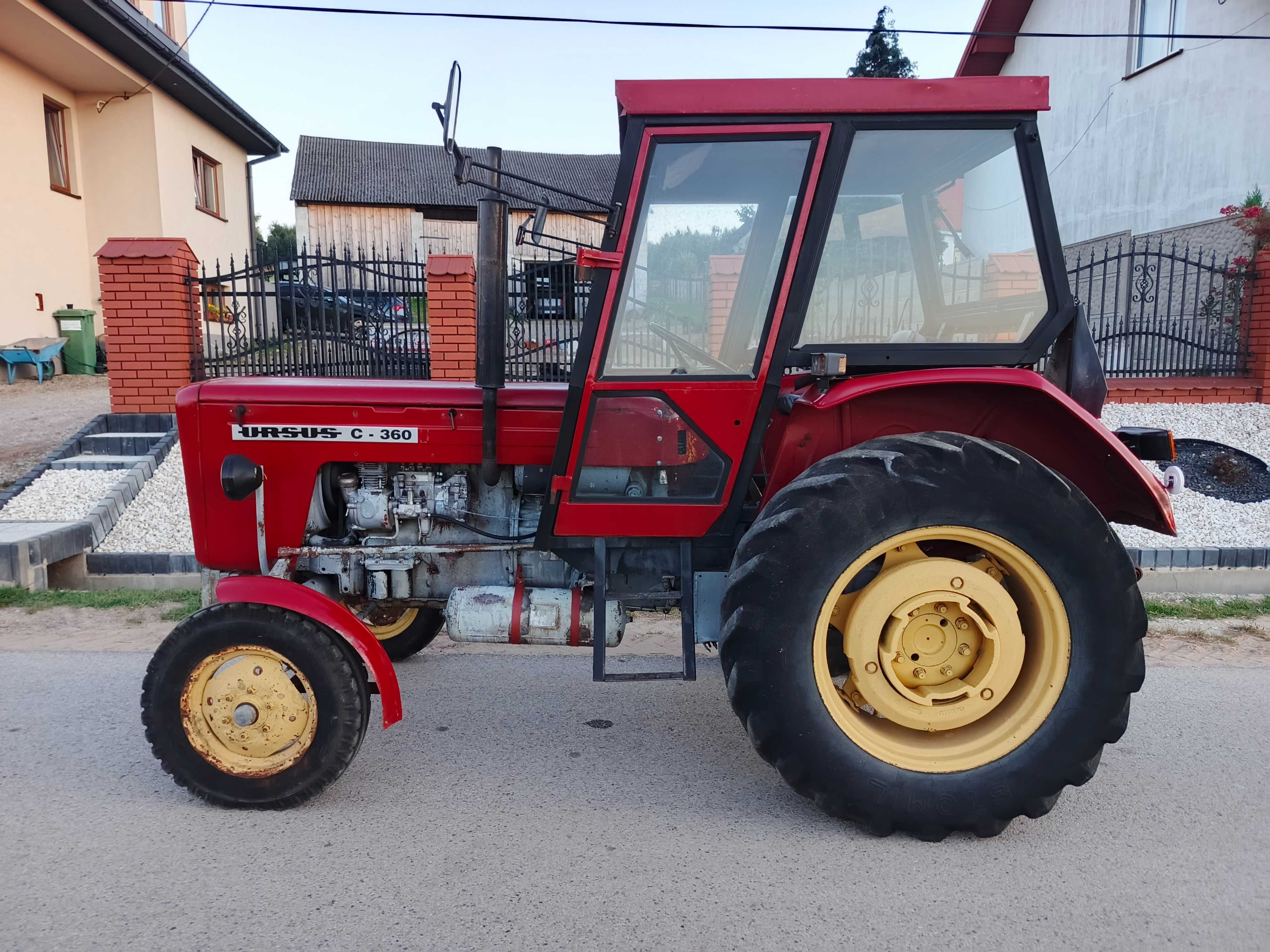 Ursus C-360 80r. Zarejestrowany