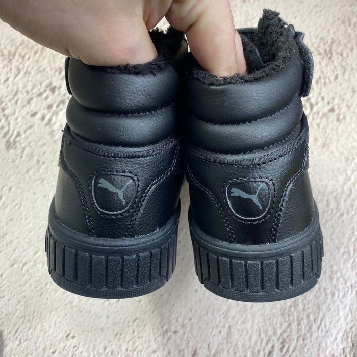 оригінал нові зимові жіночі кросівки puma carina 2.0 black winter