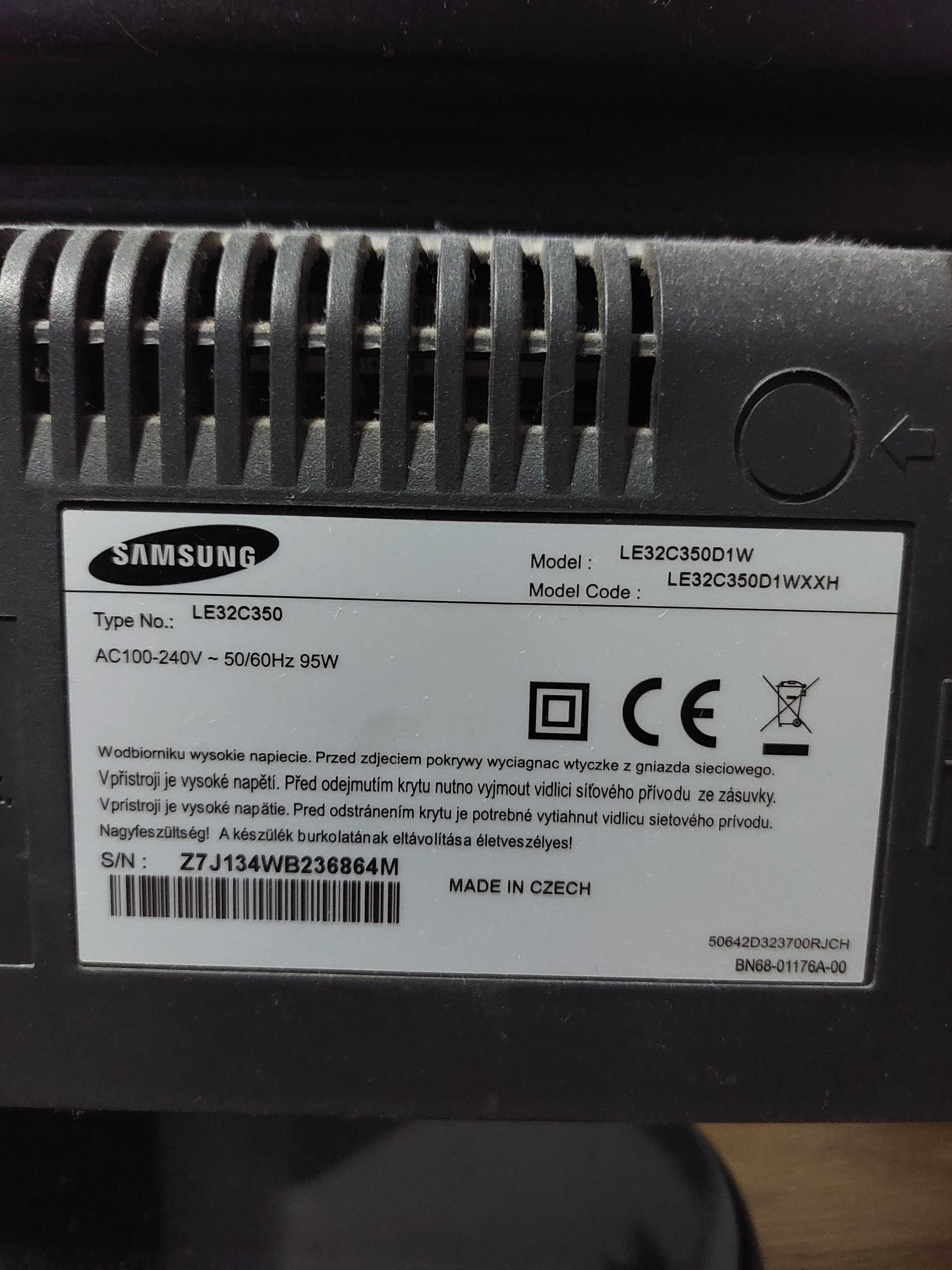 Sprzedam telewizor Samsung 32 cale uszkodzony