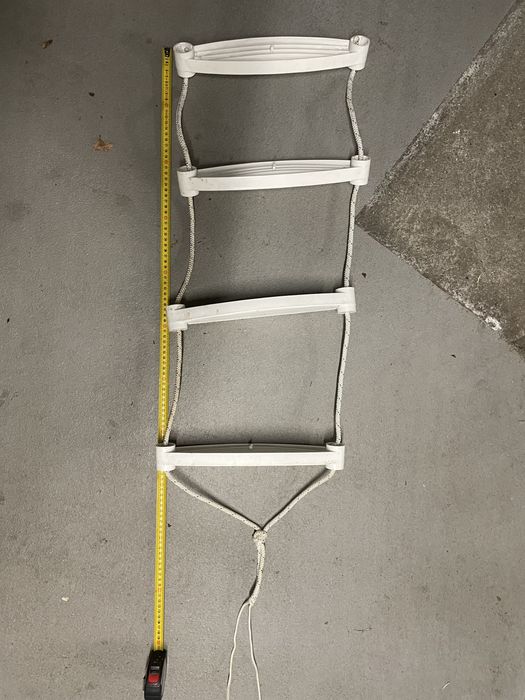 Drabinka linowa 4 stopnie plastimo