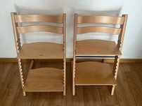 Cadeiras Stokke Tripp Trapp em muito bom estado
