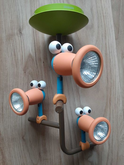 Lampa sufitowa PHILIPS BIRDEY 3 żarówki 50W 230V do pokoju dziecięcego
