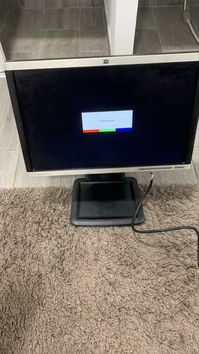 Monitor HP com cabo de alimentação