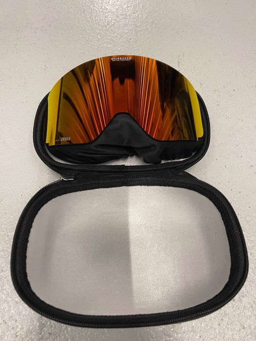 Quiksilver SWITCHBACK – gogle narciarskie ZEISS, oliwkowe, jak nowe