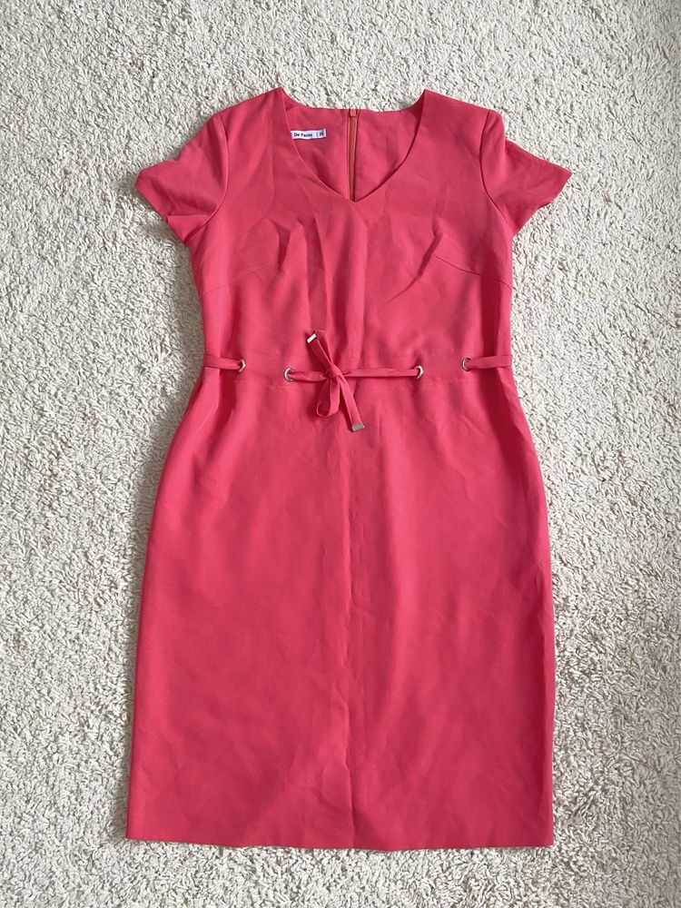 Różowa sukienka nowa midi wieczorowa elegancka De Facto rozmiar M 38