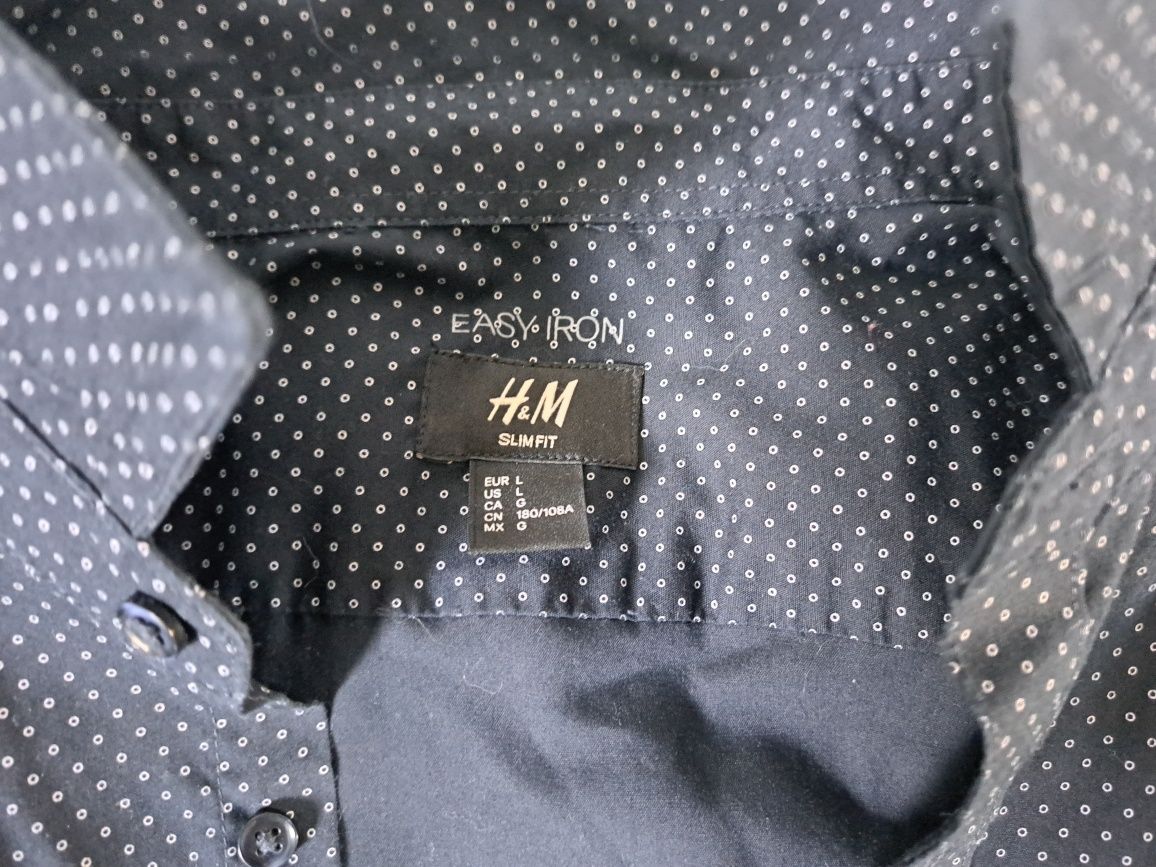 Czarna, męska koszula z H&M